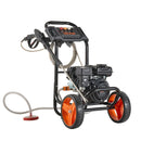 VEVOR Nettoyeur Haute Pression à Essence 200 bar Laveuse Haute Pression Essence Débit Max. 7 L/min pour Voitures, Clôtures, Allées, Terrasses, Meubles, Pompe Aluminium, avec Pistolet et Lance, 4 Buses - image 12