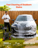 VEVOR Nettoyeur Haute Pression à Essence 200 bar Laveuse Haute Pression Essence Débit Max. 7 L/min pour Voitures, Clôtures, Allées, Terrasses, Meubles, Pompe Aluminium, avec Pistolet et Lance, 4 Buses - image 3