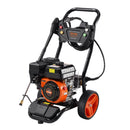 VEVOR Nettoyeur haute pression à essence, 3950 PSI, laveuse haute pression à gaz, 10 L/min, avec pompe en cuivre, pistolet pulvérisateur, rallonge et 5 buses pour voitures, clôtures, maisons, vertical - image 10