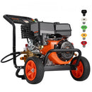 VEVOR Nettoyeur haute pression à essence, 4400 PSI, laveuse haute pression à gaz, 15 L/min, avec pompe en cuivre, pistolet pulvérisateur, rallonge et 5 buses pour voitures, clôtures, maisons, allées - image 2
