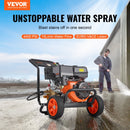 VEVOR Nettoyeur haute pression à essence, 4400 PSI, laveuse haute pression à gaz, 15 L/min, avec pompe en cuivre, pistolet pulvérisateur, rallonge et 5 buses pour voitures, clôtures, maisons, allées - image 3