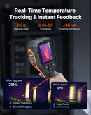 VEVOR Caméra Thermique Résolution TISR 320x240 pixels Imageur Thermique Résolution IR 256x192 pixels Vision 2 Mpx Fréquence Rafraîchissement 25 Hz, -20 °C à 550 °C, 4 Modes Image, 6 Palettes Couleurs - image 4