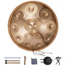 VEVOR Tambour à main, 550 mm et 12 notes, instrument à tambour handpan en ré mineur, avec maillets, support 440 Hz et sac de transport, tambour sonore en acier, instrument de percussion pour débutants - image 2