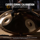 VEVOR Tambour à main, 550 mm et 12 notes, instrument à tambour handpan en ré mineur, avec maillets, support 440 Hz et sac de transport, tambour sonore en acier, instrument de percussion pour débutants - image 6