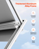 VEVOR Auvent Voiture Camping-car Caravane Latéral 457 cm, Pare-soleil Imperméable, Rétractable et Modulaire, en Vinyle avec Cadre en Alliage d'Aluminium, Réglage Manuel, pour Voiture, Bleu Dégradé - image 7