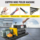 VEVOR Machine à Dénuder Automatique 1,5-38 mm Pince à Dénuder Fils Électrique 400 W, 1400 tr/min Haute Efficacité de Dénudage Machine à Dénuder Câble avec 10 Lames pour Récupération Recyclage Fil - image 3