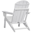 VEVOR Chaise Adirondack en Plastique, Lot de 2, Fauteuil de Jardin Pliant Portable, Charge 181,4 kg, avec Porte-Gobelet, Accoudoir Relaxant, pour Toutes Saisons, Extérieur, Patio, Arrière-Cour, Blanc - image 11