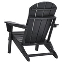 VEVOR Chaise Adirondack en Plastique, Lot de 2, Fauteuil de Jardin Pliant Portable, Charge 181,4 kg, avec Porte-Gobelet, Accoudoir Relaxant, pour Toutes Saisons, Extérieur, Patio, Arrière-Cour, Noir - image 11