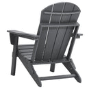 VEVOR Chaise Adirondack en Plastique, Lot de 2, Fauteuil de Jardin Pliant Portable, Charge 181,4 kg, avec Porte-Gobelet, Accoudoir Relaxant, pour Toutes Saisons, Extérieur, Patio, Arrière-Cour, Gris - image 11