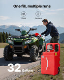 VEVOR Bidon de Diesel et Kérosène sur Roues, 121 L, Réservoir de Diesel, Pompe Transfert Électrique 12 V CC 37,8 L/min, avec Tuyau Distribution 4 m, Buse Arrêt Automatique, pour Bateaux à Moteur, VTT - image 3