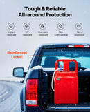 VEVOR Bidon d'Essence Diesel sur Roues, 121 L, Réservoir de Carburant, avec Pompe Transfert Carburant Électrique 12 V CC 9,5 L/min, Tuyau de Distribution 1,2 m, Buse Capteur Arrêt Automatique, Rouge - image 5