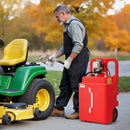VEVOR Bidon d'Essence Diesel sur Roues, 121 L, Réservoir de Carburant, Pompe Transfert Carburant Électrique 12 V CC 56,7 L/min, Tuyau de Distribution 4 m, Buse Alliage Alu, pour Bateaux à Moteur, VTT - image 9