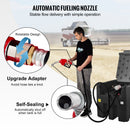 VEVOR Réservoir Diesel Portable 439 L Cuve de Ravitaillement Polyéthylène avec Pompe de Transfert 12 V Jauge de Carburant Tuyau 4 m Buse Ravitaillement pour Véhicules Appareils Agriculture Industrie - image 6