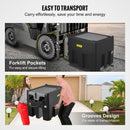 VEVOR Réservoir Diesel Portable 439 L Cuve de Ravitaillement Polyéthylène avec Pompe de Transfert 12 V Jauge de Carburant Tuyau 4 m Buse Ravitaillement pour Véhicules Appareils Agriculture Industrie - image 7