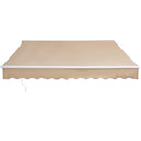 VEVOR Store Banne Manuel 3,6x3 m Auvent Rétractable Terrasse Extérieur 40°-90° Réglable Résistant au Vent/UV/Eau Auvent Pare-soleil Polyester avec Manivelle pour Patio, Arrière-cour, Jardin, Balcon - image 10