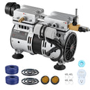 VEVOR Aérateur de Bassin 590 W Système d'Aération Lac de 1,2 hectare Pompe à Air Étang Extérieure pour Circulation Oxygène en Eau Profonde, avec Compresseur Air, 2 Diffuseurs, 2 Tuyaux Lestés 30,5 m
