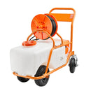 VEVOR Pulvérisateur de pelouse sur roue, pression réglable 0 à 90 PSI, pulvérisateur avec réservoir 60 L, avec 8 buses, 2 baguettes, couvercle à large ouverture pour jardin, désherbage, pulvérisation - image 10