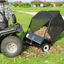 VEVOR Balayeuse à Gazon Tractée, 111,8 cm, Balai Ramasseur Herbes et Feuilles, Grande Capacité 708 L, Robuste et Réglable Hauteur, pour Balayer Débris Secs Mauvaises Herbes de Jardin, Pelouse, Ferme - image 9