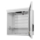 VEVOR Coffret Électrique Étanche Extérieur IP65, Boitier Électrique Mural Acier Laminé à Froid, 60x30x60 cm, avec Thermostat, Ventilateur, Capot de Protection, Porte à Clés, Montage sur Mur ou Poteau - image 12