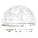 VEVOR Tente à Bulle Dôme, 4,5 x 2,9 m, Tente Igloo Transparente Résistante, 10 à 14 Personnes, avec Fenêtres, pour Extérieur, Camping, Terrasse, Arrière-cour, Fête, Anniversaire, Mariage - image 10