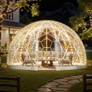 VEVOR Tente à Bulle Dôme, 2,9 x 1,7 m, Tente Igloo Bulle Transparente Résistante, 2 à 4 Personnes, avec Fenêtres pour Extérieur, Camping, Terrasse, Arrière-cour, Jardin, Fêtes, Anniversaires, Mariage - image 9