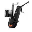 VEVOR Chariot de Remorque, Capacité Charge de Languette 227 kg, Hauteur 330-590 mm, Pneu Caoutchouc Pneumatique 22,8 cm, Entraînement Manuelle ou Par Clé Électrique, pour Déplacer Remorque Camping-car - image 10