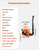 VEVOR Pulvérisateur à Dos Thermique, Moteur 63 cc 2,1 kW, Brumisateur à Dos à Essence avec Réservoir 16 L, Système Pulvérisation Poudre et Liquide, pour Entretien Cultures de Jardinage, Agriculture - image 8