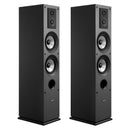 VEVOR Enceinte Colonne Paire Passive Tour de Son 3 Voies, avec Tweeter 19 mm 25,4 mm, Woofer 133,4 mm, Puissance de Crête 145 W, Réponse en Fréquence 70 Hz à 20 kHz, Boîtier MDF, pour Système Audio Domestique - image 10