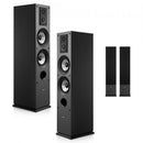 VEVOR Enceinte Colonne Paire Passive Tour de Son 3 Voies, avec Tweeter 19 mm 25,4 mm, Woofer 133,4 mm, Puissance de Crête 145 W, Réponse en Fréquence 70 Hz à 20 kHz, Boîtier MDF, pour Système Audio Domestique - image 2