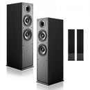 VEVOR Enceinte Colonne Paire Passive Tour de Son 2 Voies, avec Tweeter 25,4 mm, 2 Woofers 165 mm, Puissance de Crête 400 W, Réponse en Fréquence 65 Hz à 20 kHz, Boîtier en MDF Robuste, pour Audio Domestique - image 2