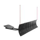 VEVOR Lame Chasse Neige Universelle, 109 cm 183 cm, Lame de Déneigement en Acier, avec Rabats en Caoutchouc, Compatible pour la Plupart des VTT et UTV, sur Allées, Chemins de Fermes, Routes Rurales