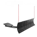 VEVOR Lame Chasse Neige Universelle, 109 cm 183 cm, Lame de Déneigement en Acier, avec Rabats en Caoutchouc, Compatible pour la Plupart des VTT et UTV, sur Allées, Chemins de Fermes, Routes Rurales - image 2