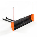 VEVOR Lame à Neige Réglable 109,2/152,4 cm Lame Déneigement & Aile Latérale pour la Plupart Quad ATV UTV, Hauteur et Orientation Gauche-Droite Réglables, 3 Options Montage, Universelle Acier Carbone - image 2