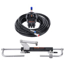 VEVOR Kit système direction hydraulique hors-bord, 90 CV, avec pompe à barre, cylindre de verrouillage bidirectionnel et tuyau de direction hydraulique marin pour bateaux monomoteurs à station unique - image 11