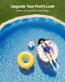 VEVOR Revêtement de Piscine Ovale, 914x457x147 cm, Doublure Durable Style Chevauchement en Vinyle Calibre Standard, Résiste à l'Usure, Rétention d'Eau, pour Piscines Hors Sol à Parois Hauteur 137 cm - image 7