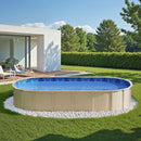 VEVOR Revêtement de Piscine Ovale, 914x457x147 cm, Doublure Durable Style Chevauchement en Vinyle Calibre Standard, Résiste à l'Usure, Rétention d'Eau, pour Piscines Hors Sol à Parois Hauteur 137 cm - image 9