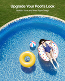 VEVOR Revêtement de Piscine Ronde, 732x120 cm, Doublure Durable de Style Duobead en Vinyle Calibre Standard, Résiste à l'Usure, Rétention d'Eau, pour Piscines Hors Sol à Parois de Hauteur 132 cm - image 7