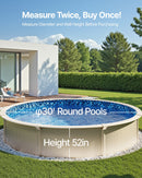VEVOR Revêtement de Piscine Ronde, 914x120 cm, Doublure Durable de Style Duobead en Vinyle Calibre Standard, Résiste à l'Usure, Rétention d'Eau, pour Piscines Hors Sol à Parois de Hauteur 132 cm - image 4