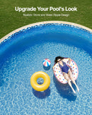 VEVOR Revêtement de Piscine Ronde, 1006x120 cm, Doublure Durable de Style Duobead en Vinyle Calibre Standard, Résiste à l'Usure, Rétention d'Eau, pour Piscines Hors Sol à Parois de Hauteur 132 cm - image 7