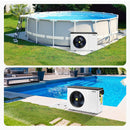VEVOR Pompe à chaleur pour piscine, capacité de chauffage 1,48-7,11 kW, chauffage électrique de piscine à fréquence variable à économie d'énergie pour piscines hors sol 15 à 30 m³, AC220-240 V 50 Hz - image 9