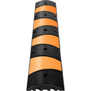 VEVOR Rampe de Protection de Câble 2 Canaux Passage de Câble au Sol Modulaire en Caoutchouc, Lot de 2, Longueur 185 cm Passe Cache Cables Charge 9980 kg Ralentisseur pour Protéger Cables Garage Route - image 10