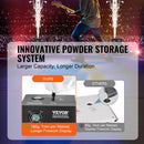 VEVOR Machine à étincelles froide 2PCS 700 W machine à feux d'artifice alliage d'aluminium contrôleur DMX réglable de 2 à 5 m 7 minutes par recharge pour mariages, spectacles de DJ, fêtes, événements - image 5