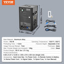 VEVOR Machine à étincelles froide 4PCS 700 W machine à feux d'artifice alliage d'aluminium contrôleur DMX réglable de 2 à 5 m 7 minutes par recharge pour mariages, spectacles de DJ, fêtes, événements - image 8