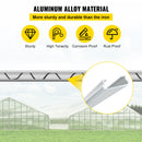 VEVOR Fil ondulé et canal de verrouillage, 2 m, canal de verrouillage à ressort pour serre, lot de 50, avec revêtement PE canal alliage d'aluminium pour film plastique, fixation de tissu d'ombrage - image 4