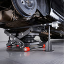 VEVOR Pont Élévateur Pneumatique 3 T jusqu'à 550 mm, Cric de Levage pour Voitures Réglable, avec Barres de Support, Cales de Roues et Patins en Caoutchouc, pour Réparation Voitures SUV Garage - image 9