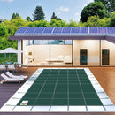 VEVOR Couverture de Sécurité pour Piscine Enterrée 4,9 x 12,2 m, Bâche de Piscine en Hiver Rectangulaire, Matériau en Polypropylène, avec Trous de Drainage, Conception Maille Serrée, Vert - image 9
