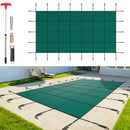 VEVOR Bâche Piscine Rectangulaire Hivernage 6,1 x 11,6 m, Bâche à Bulle Piscine Verte, Couverture Solaire Piscine Extérieur, Protection de Piscine et des Enfants - image 2