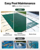 VEVOR Bâche Piscine Rectangulaire Hivernage 6,1 x 11,6 m, Bâche à Bulle Piscine Verte, Couverture Solaire Piscine Extérieur, Protection de Piscine et des Enfants - image 6