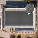 VEVOR Bâche à Bulle Piscine Hivernage, Anthracite en PVC 650-680 g / m² Couverture Solaire Piscine Rectangulaire, 4x8 m Maille Serrée pour les Piscines dans la Maison, le Jardin, l'Hôtel, l'Ingénierie - image 9