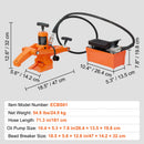 VEVOR Détalonneur de Pneu Hydraulique, Décolle Pneu Manuel 10000 PSI, Démonte Pneu avec Pompe à Pied, Outil pour Décoller Facilement Pneu de la Jante sans Dommage Voiture Tracteurs Atelier Garage - image 8